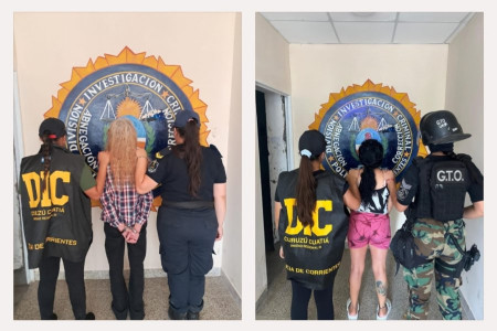 Detienen a dos "mujeres narco" en Curuzú Cuatiá Corrientes